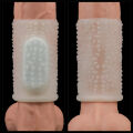 Відкрита міцна вібронасадка на пеніс Vibrating Drip Knights Ring White