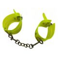 Наручники з ланцюжком, напівпрозорі, DS Fetish Handcuffs