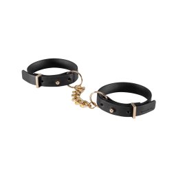 Наручники з екошкіри Bijoux Indiscrets Maze - Thin Handcuffs Black