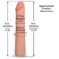 Длинный фалос из киберкожи Doc Johnson The Realistic Cock ULTRASKYN - 9 Inch Vanilla