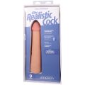 Длинный фалос из киберкожи Doc Johnson The Realistic Cock ULTRASKYN - 9 Inch Vanilla
