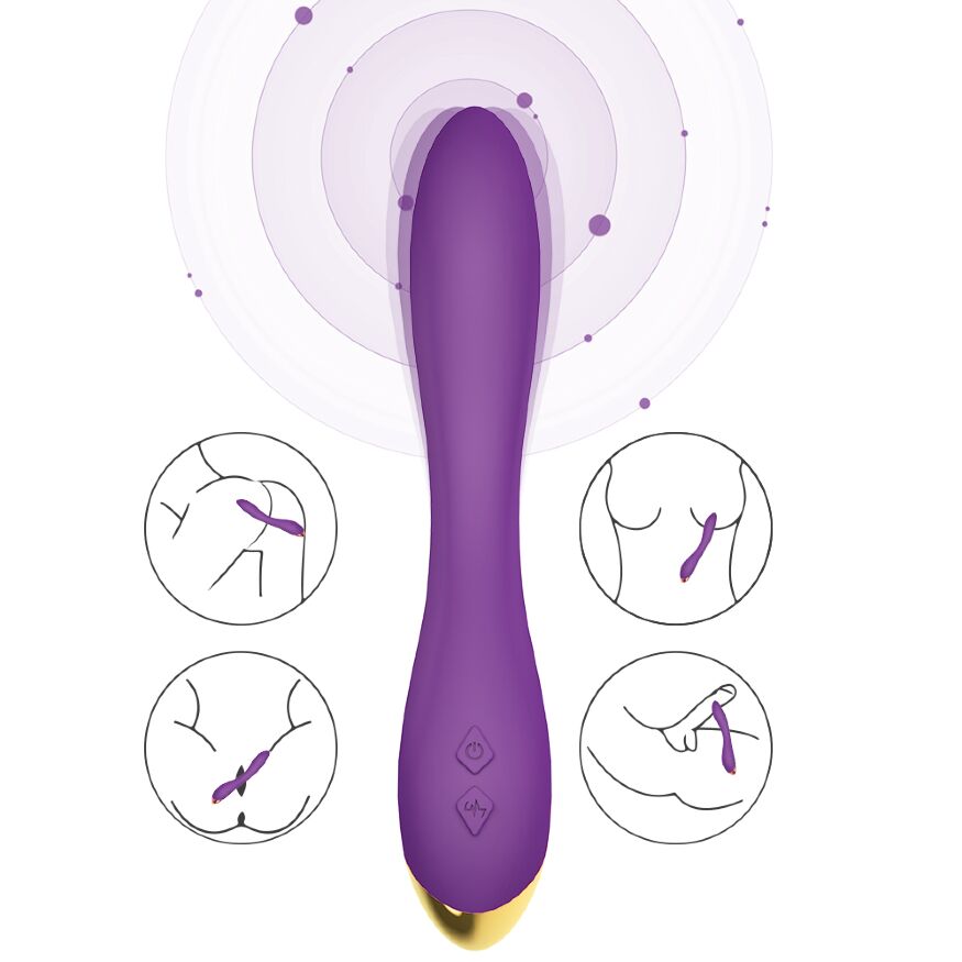 Вибромассажер для точки G Boys of Toys - Flamingo Purple, BS5200008-1