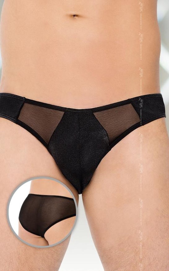 Сексуальні труси Thong 4466, black - M/L