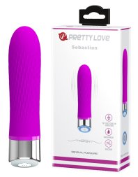 Вибромассажер серии Pretty Love Sebastian Purple, BI-014611