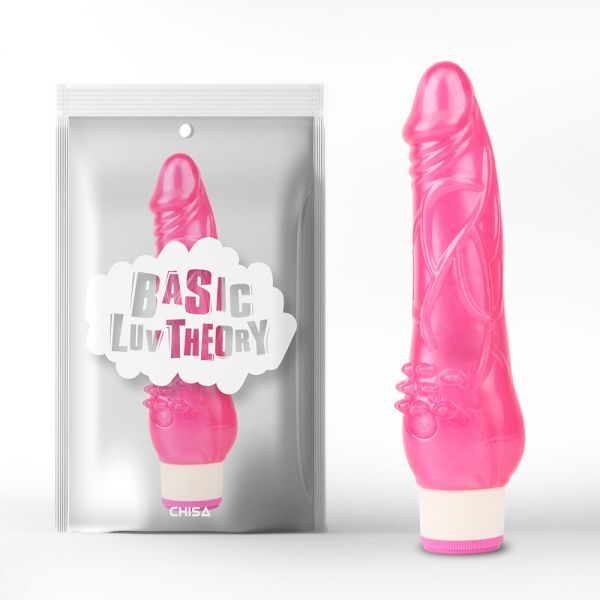 CH97156 Вибратор Basic Luv Theory Beginner Rider-Pink Chisa 20,5 см без упаков