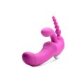 Безремневой страпон с вибрацией тройной, Regal Rider Strap-On Vibrator