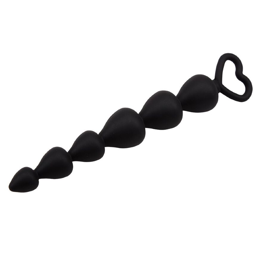 Анальная елочка сердечки Chisa Elite Lover's Beads 17см /2,5см