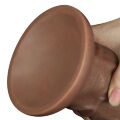 Реалістичний фалоімітатор значного розміру King-Sized Realistic Chubby Dildo 10.5" Brown
