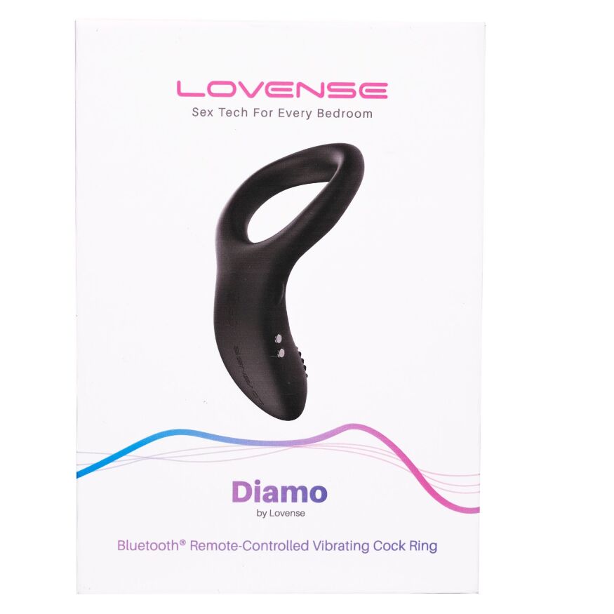 Смарт кольцо-насадка на член для стимуляции яичек Lovense Diamo Cock Ring