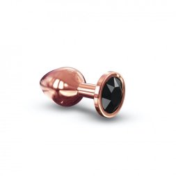 Металева анальна пробка із прикрасою у вигляді кристалу Dorcel - Diamond Plug M