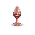 Металева анальна пробка із прикрасою у вигляді кристалу Dorcel - Diamond Plug M