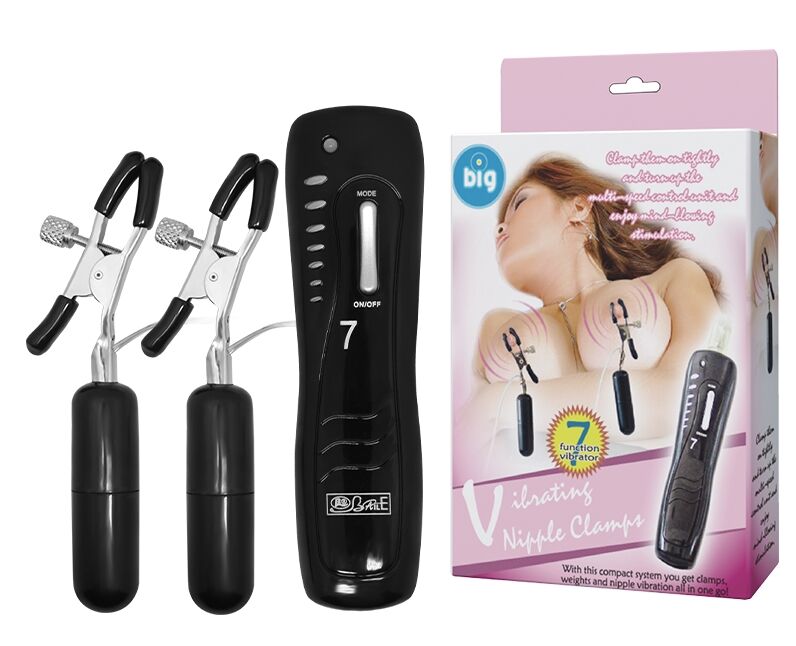 Вибростимулятор для груди BAILE - Vibrating Nipple Clamps, BI-036020