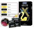 Латексные ультратонкие гладкие презервативы увеличенной ширины OLO - XXL OLO Ultrathin Extra Large, 10 шт