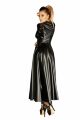 Платье-плащ с мокрым эффектом Noir Handmade F128C Powerwetlook gown coat, XL