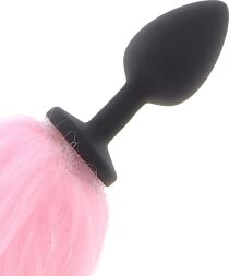 Анальна пробка з хвостом та підсвічуванням Taboom Unicorn Tail & Buttplug LED