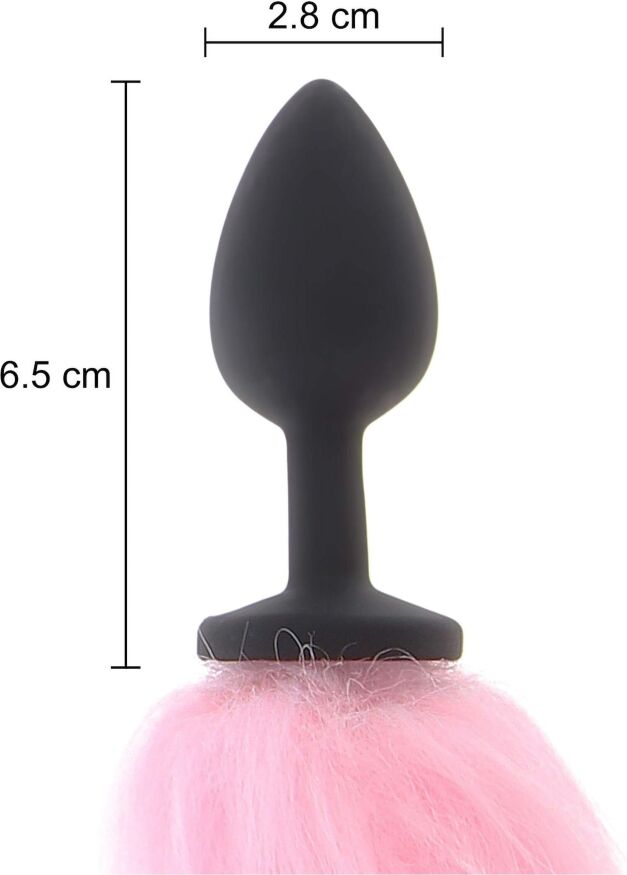 Анальная пробка с хвостом и подсветкой Taboom Unicorn Tail &amp; Buttplug LED