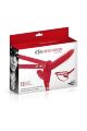 Подвійний страпон з вібрацією Fetish Tentation Vibrating Strap-On with Double Dildo Red