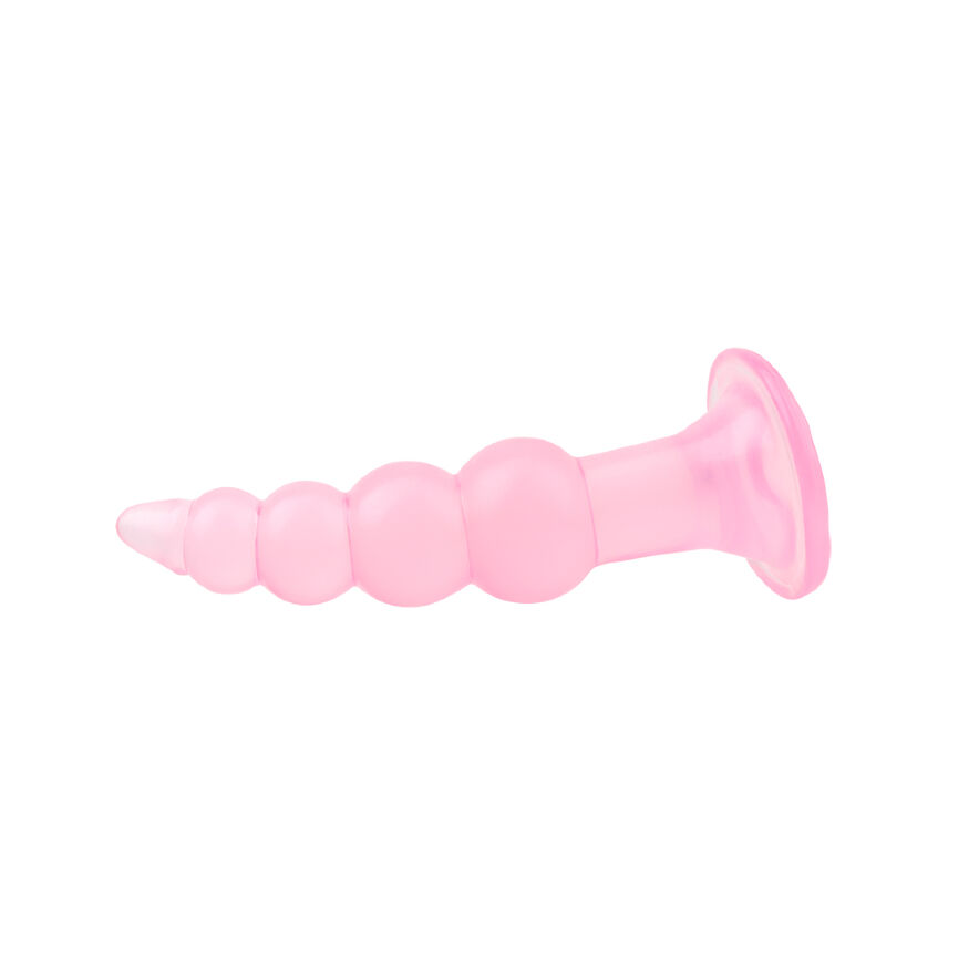 Рифленная анальная пробка Chisa Hi-Rubber Bumpy Butt Plug