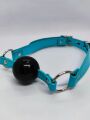 Кляп DS Fetish Ball gag blue