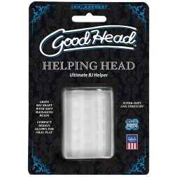 Мастурбатор Doc Johnson GoodHead - Helping Head ULTRASKYN, супер помічниця для мінету