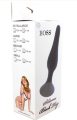 Анальный плаг Silicone Plug Black - Large