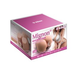 Мастурбатор вагина и анус “Mignon”, функция вибрации и сосания