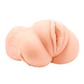 Мастурбатор с вибрацией и технологией выработки лубриканта CRAZY BULL - Realistic Vagina Masturbator