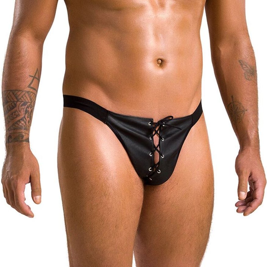 Слип "Бен" с открытым доступом black S/M - Passion