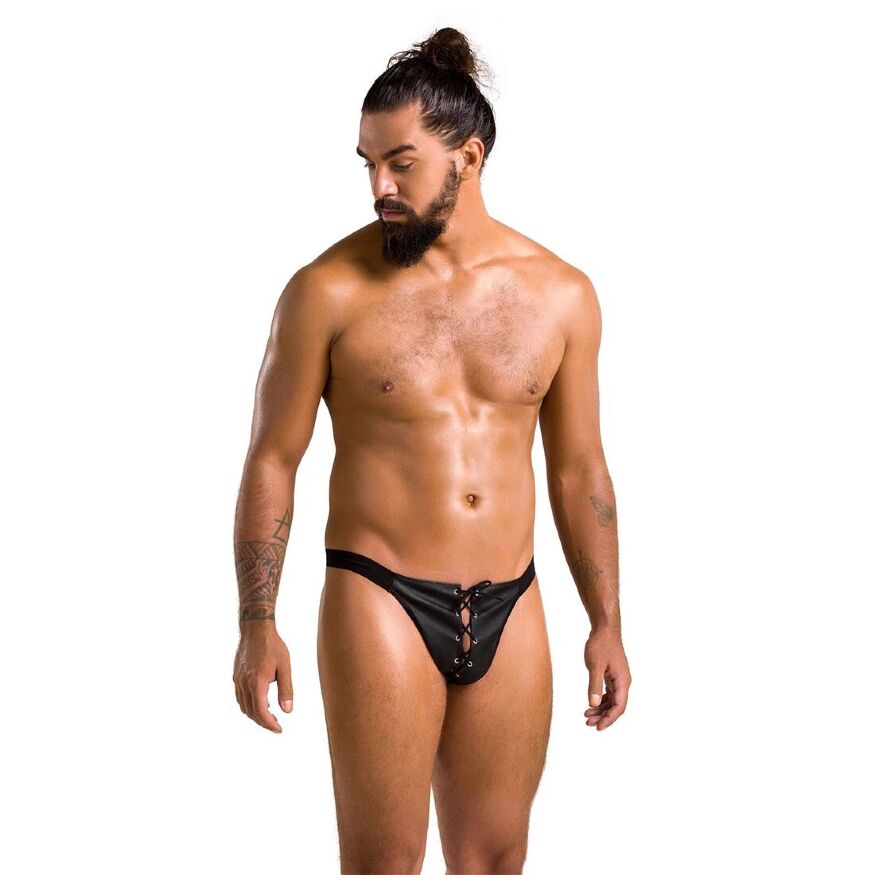 Слип "Бен" с открытым доступом black S/M - Passion