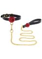 Нашийник з повідцем Taboom Wild Roses Collar &amp; Leash з декоративними трояндами