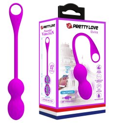 Вагинальные шарики с вибрацией и управлением с смартфона Pretty Love Elvira, BI-210212HP