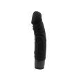 Силиконовый реалистичный вибратор черного цвета - M-Mello Thick Realistic Dildo 8" Black