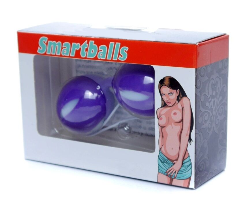 Вагинальные шарики Boss Series - Smartballs Purple, BS6700017