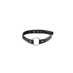 Чокер з екошкіри Bijoux Indiscrets Maze - Single Choker Black