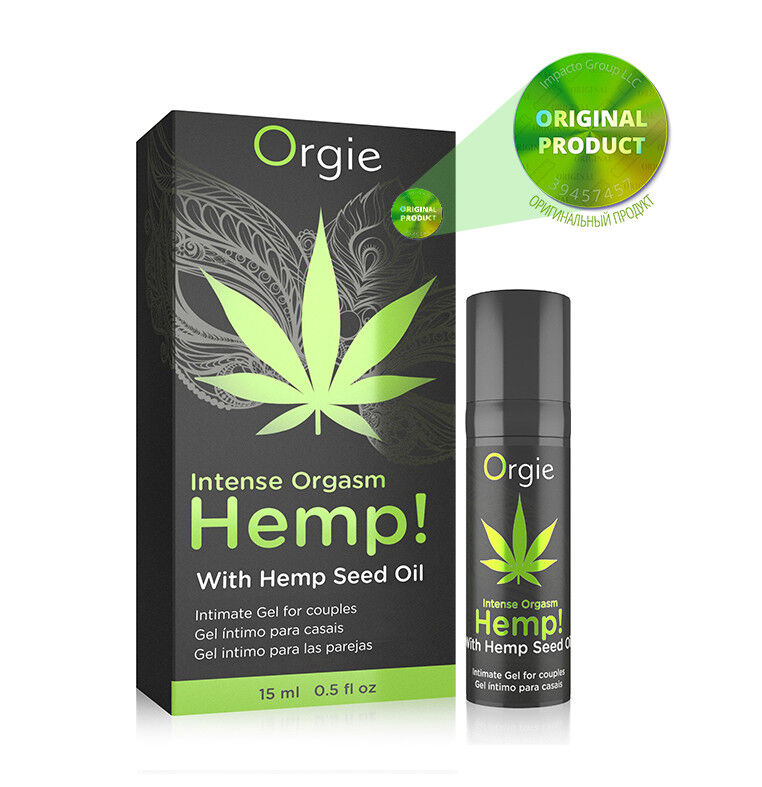 Усилитель оргазма "Intense Orgasm Hemp" с маслом каннабиса Orgie