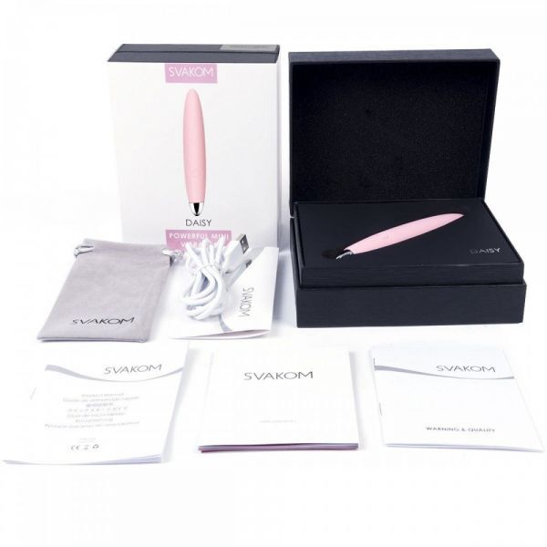 Компактный Вибростимулятор Клитора  Svakom Daisy, Pink