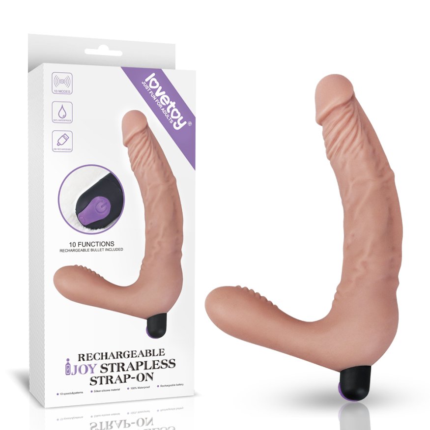 Страпон без ремней - LoveToy IJOY Rechargeable Strapless Strap-On