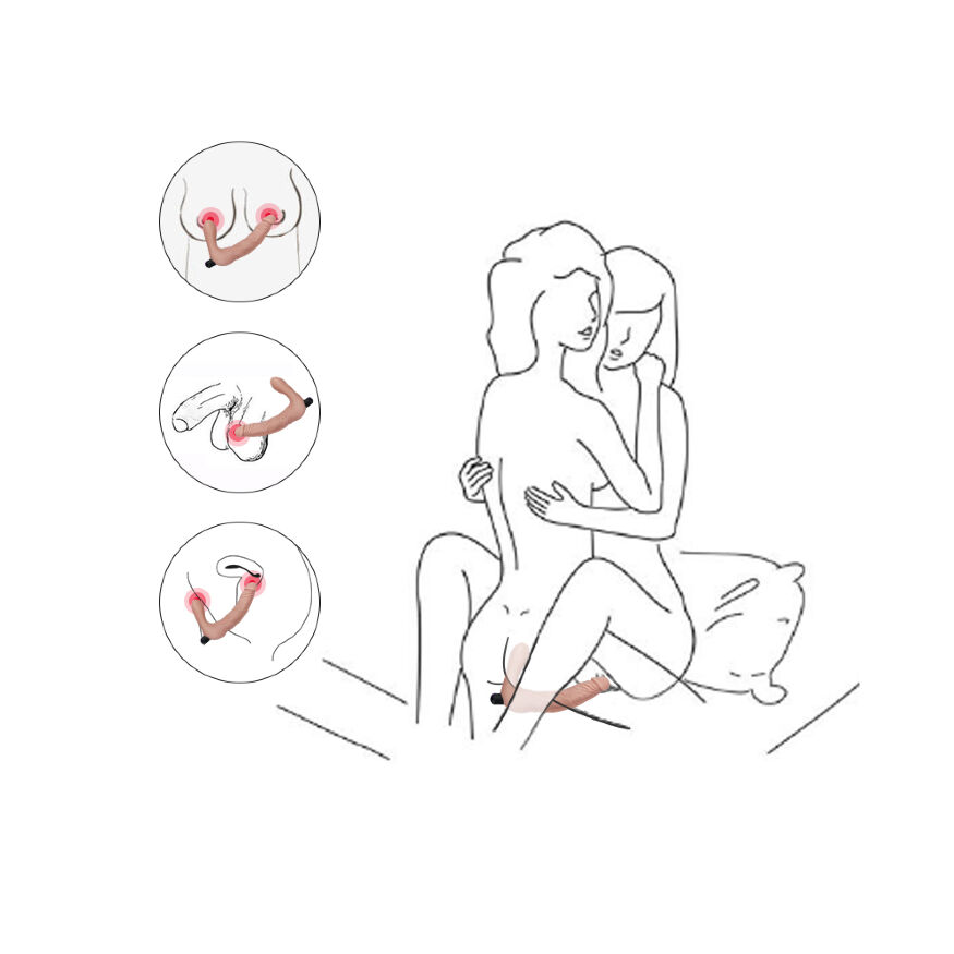 Страпон без ремней - LoveToy IJOY Rechargeable Strapless Strap-On