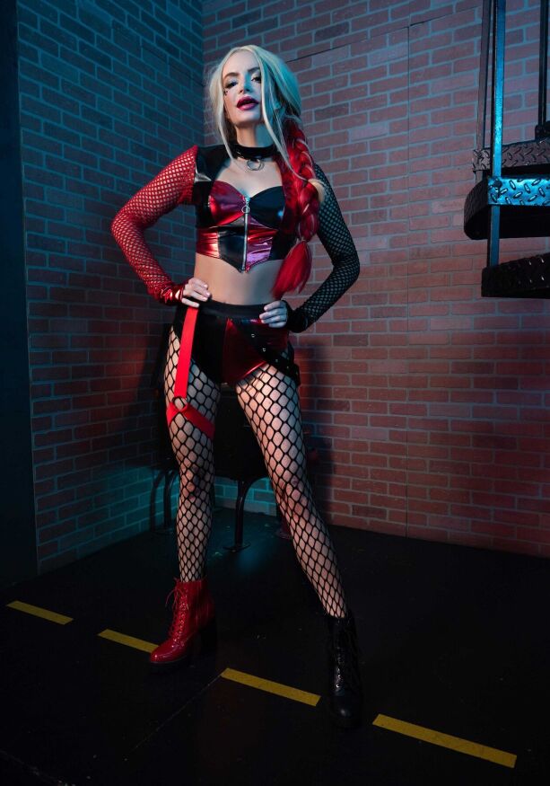 Эротический костюм Leg Avenue Crime Spree Sweetie Costume L, топ, шорты