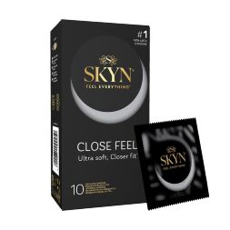 Безлатексные премиум-презервативы SKYN Close Feel 10 шт (мятая упаковка!!!)
