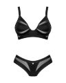 Комплект нижньої білизни Obsessive Chic Amoria чорний, M-L