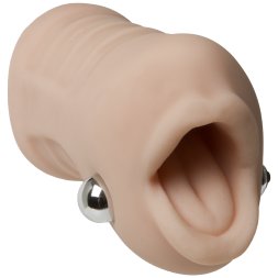 Ротик Саші Грей з вібрацією Doc Johnson Sasha Grey - Ultraskyn Vibrating Deep Throat Sucker