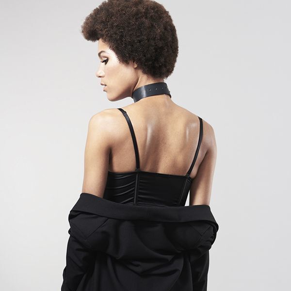 Чокер Bijoux Indiscrets MAZE  -  Wide Chocker Black