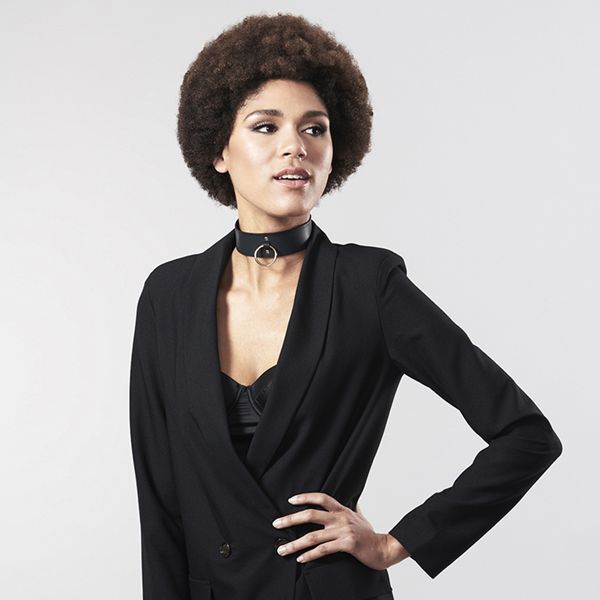 Чокер Bijoux Indiscrets MAZE  -  Wide Chocker Black