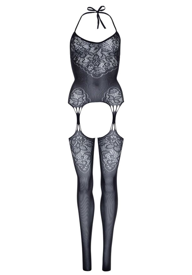 Комбинезон Jacquard Net от Leg Avenue, цвет: черный