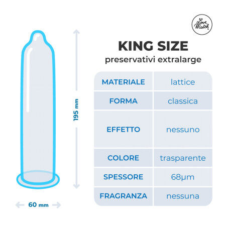 Большие презервативы - King Size, 144 шт.