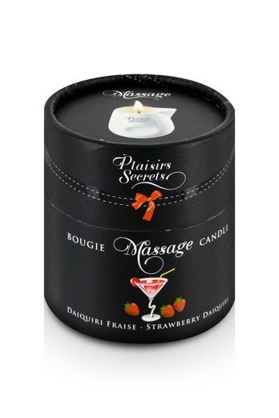 Распродажа!!! Массажная свеча Plaisirs Secrets Strawberry Daiquiri 80 мл (срок 31.01.2026)