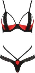 Комплект белья красный S/M FEMMINA BIKINI red S/M - Passion