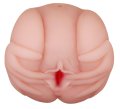 Мастурбатор вагіна і анус з вібрацією BAILE - French lady, Vibration Heating function, BM-009022