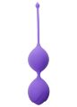 Вагінальні кульки - Silicone Kegel Balls Purple, 36 мм, 90 г